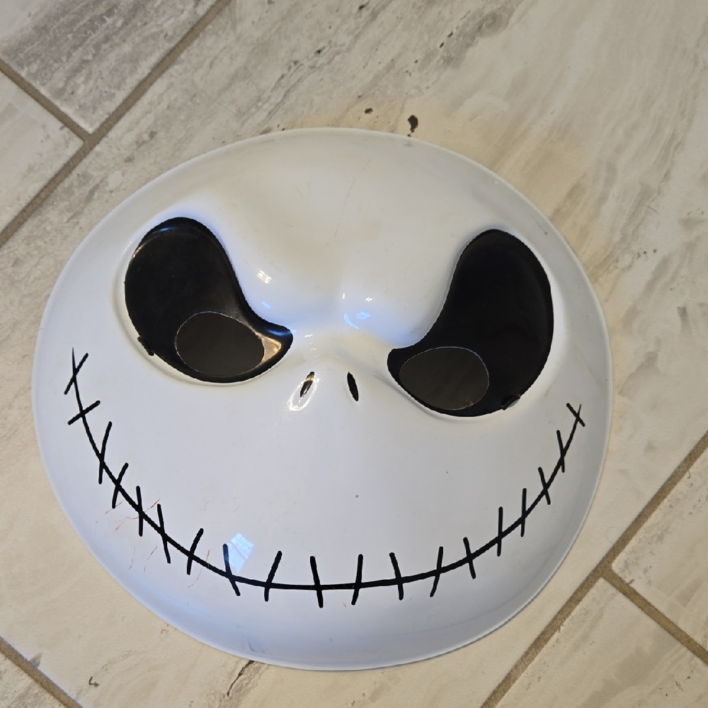 Jack Skellington half mask from Disney's The Nightmare Before Christmas